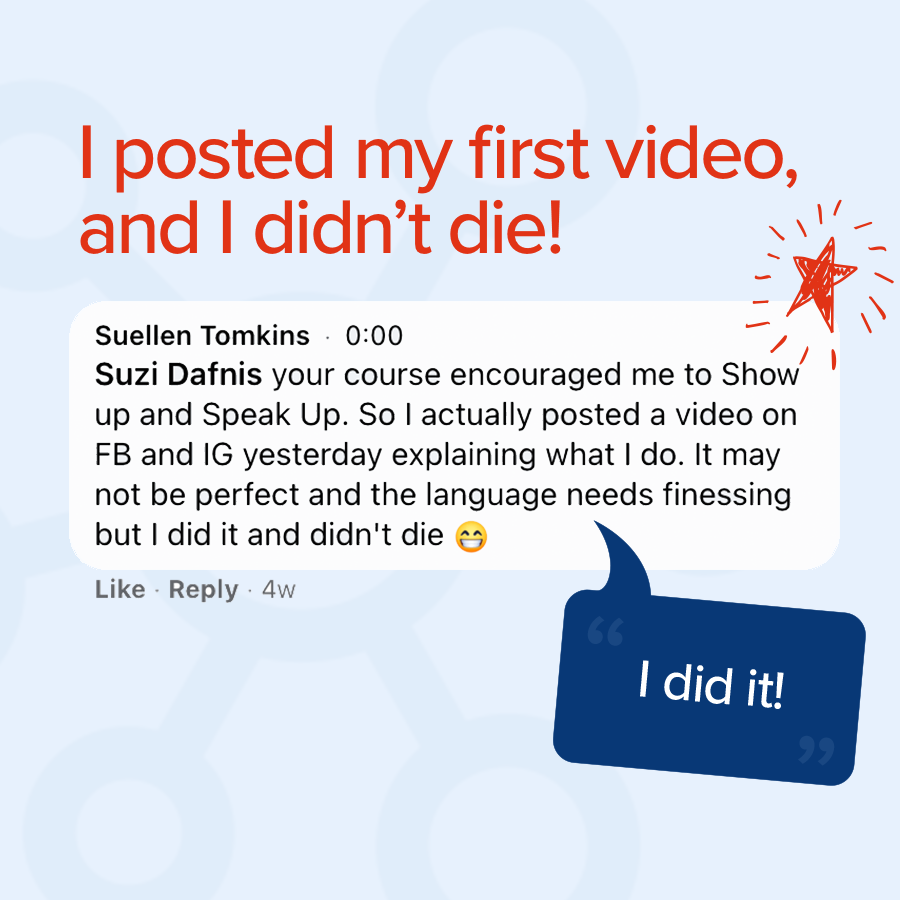 Get New Clients Coaching Week Testimonial