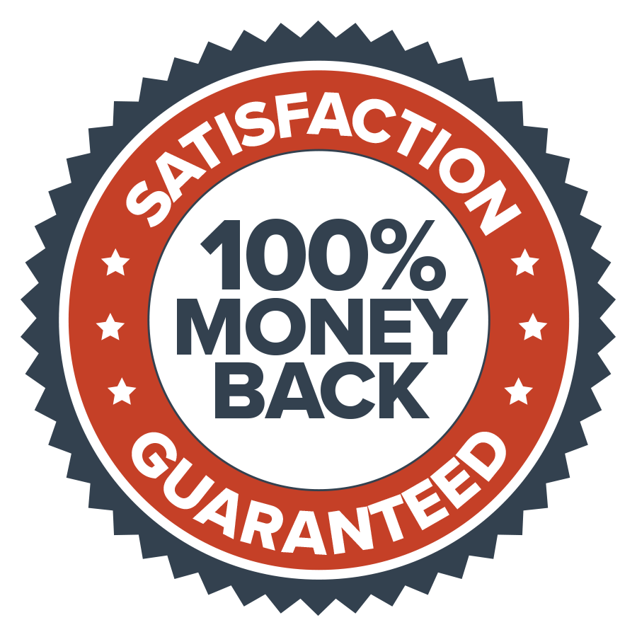 100% Money Back Guarantee